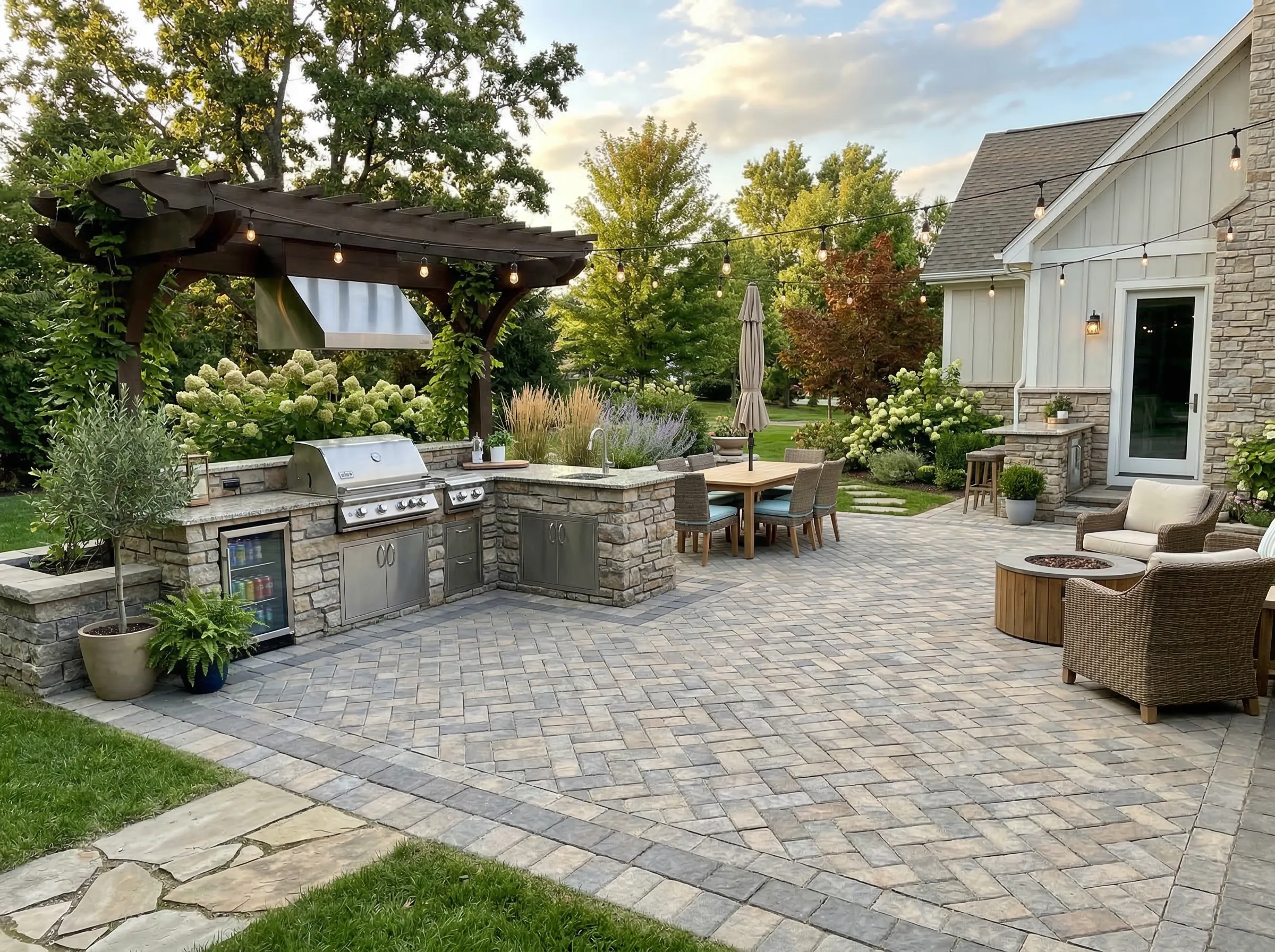 Hardscape installation in Vernon Hills, IL
